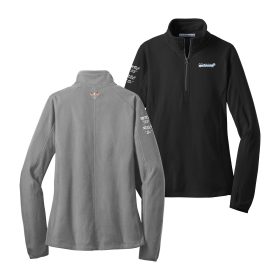 Women's Microfleece 1/2-Zip Pullover. L224-EMB/3LOC