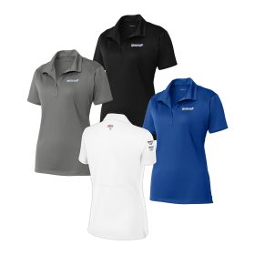 Ladies' Micropique Sport-Wick&reg; Polo. LST650-EMB/3LOC