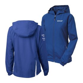 Sport-Tek® Women's Colorblock Hooded Raglan Jacket. LST76 - EMB/LC/RS/BC