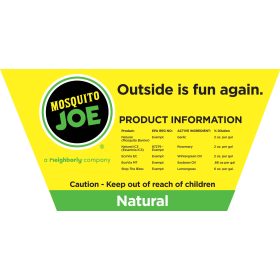 NATURAL Mojo Blower/Sprayer Sticker (Sold Individually) -INV