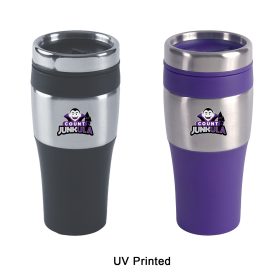 16 oz Silver Streak Travel Mug (Sold Individually). MG410