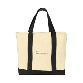 Two-Tone Shopping Tote. B400 - EMB