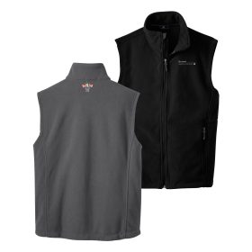 Men's Fleece Vest. F219-EMB/LC/BC