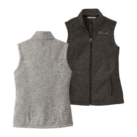 Ladies' Sweater Fleece Vest. L236-EMB/LC/BC