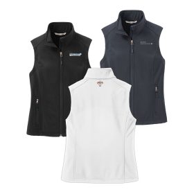 Women's Core Soft Shell Vest. L325-EMB/LC/BC