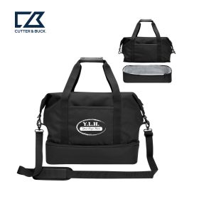 Cutter & Buck® Travel Collection Drop Bottom Weekender (Sold Individually). 30180