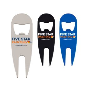 Aluminum Divot Tool with Bottle Opener (LOTS OF 24). 7270