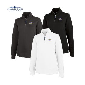 CR Ladies' Crosswind Quarter Zip Sweatshirt. 5459