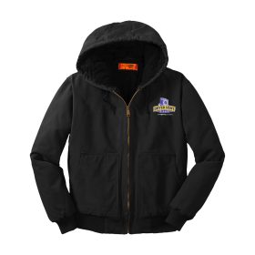 Washed Duck Cloth Insulated Hooded Work Jacket. CSJ41