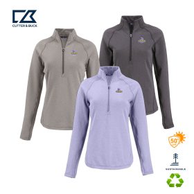 C&B Peshastin Fleece Recycled Ladies' Half Zip Pullover. LCK00182