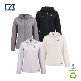 C&B Roam Epic Versatility Recycled Ladies Full Zip Hooded Jacket. LCK00194