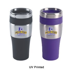 16oz Silver Streak Travel Mug (Sold Individually). MG410