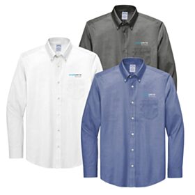 Brooks Brothers® Wrinkle-Free Stretch Pinpoint Shirt. BB18000