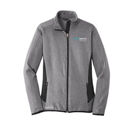 Eddie Bauer® Ladies' Full-Zip Heather Stretch Fleece Jacket