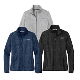 Ladies' Sweater Fleece Jacket. L232