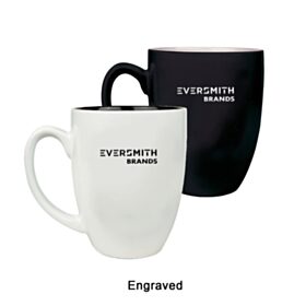 ENGRAVED 16 oz. Ceramic Bistro LazerMug (LOTS OF 4). LMG6