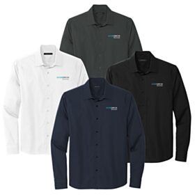 MERCER+METTLE&trade; Long Sleeve Stretch Woven Shirt MM2000