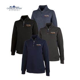 CR Ladies' Crosswind 1/4-Zip Sweatshirt. 5459 - DF/LC