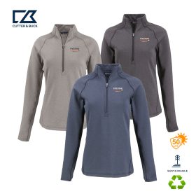 C&B Peshastin Fleece Recycled Ladies' Half Zip Pullover. LCK00182