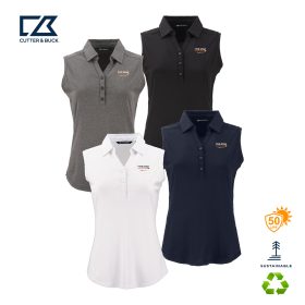 C&B Ladies' Forge Eco Stretch Recycled Sleeveless Polo. LCK00197 - DF/LC