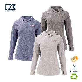 C&BAdapt Knit Recycled Ladies' Heathered Hooded Pullover. LCK00203 -DF/LC