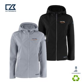 C&B Ladies' Evoke Softshell Recycled Full Zip Jacket. LCO00066