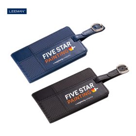 Leeman Tuscany™ Duo-Textured Luggage Tag (2 Pack). LG-9325