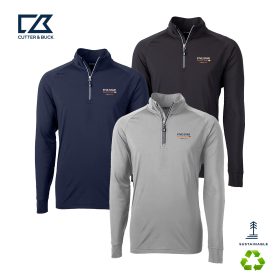 C&B Men's Adapt Eco Knit Stretch Recycled Quarter Zip Pullover. MCK01143