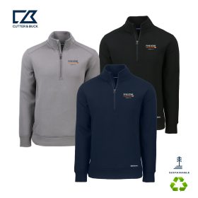 C & B Roam Recycled Quarter Zip Men's Pullover. MCK01308