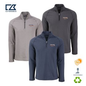 C&B Peshastin Fleece Recycled Men's Half Zip Pullover. MCK01325