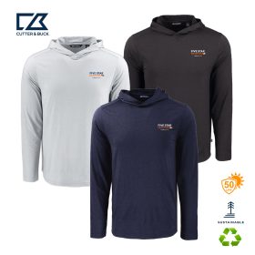 C&B Men's Coastline Eco Recycled Hooded Shirt. MCK01330 - DF/LC
