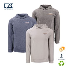 C&B Adapt Knit Recycled Mens Heathered Hooded Pullover. MCK01341