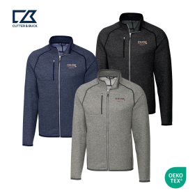Cutter & Buck Mainsail Sweater-Knit Mens Full Zip Jacket. MCO00050