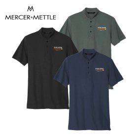 MERCER+METTLE&trade; Men's Stretch Pique Henley. MM1008
