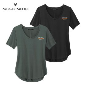 MERCER+METTLE&trade; Ladies' Stretch Jersey Relaxed Scoop. MM1017