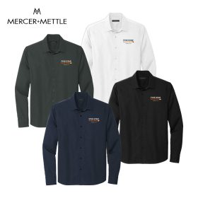 MERCER+METTLE&trade; Men's Long Sleeve Stretch Woven Shirt. MM2000