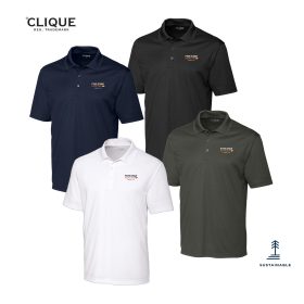 Clique Men's Spin Eco Performance Pique Polo. MQK00075