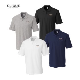Clique® Addison Cotton Short Sleeve Men's Polo. MQK00084