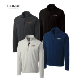 Clique Summit Performance Fleece Half Zip Mens Pullover Jacket. MQO00027