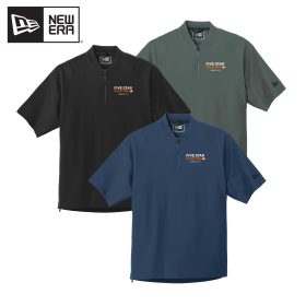 New Era &reg; Cage Short Sleeve 1/4-Zip Jacket. NEA600
