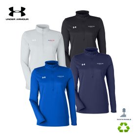 STANDARD - Under Armour Ladies' Team Tech half-zip. 1376862 - DF/LC