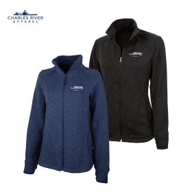 AUTO - CR Ladies' Heathered Fleece Jacket. 5493