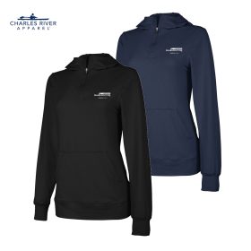 AUTO - CR Ladies' Pulse Performance Quarter Zip Hoodie. 5538 - DF/LC