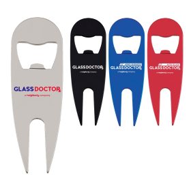 Aluminum Divot Tool with Bottle Opener (LOTS OF 24). 7270