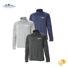 AUTO - CR Men's Space Dye Performance Pullover. 9763 - DF/LC