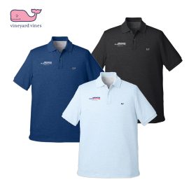H&B - Vineyard Vines Men's Edgartown Pique Polo. G011147 - EMB/RC