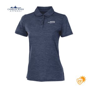 H&B Ladies' Space Dye Polo Shirt. 2814