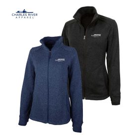 H&B - CR Ladies' Heathered Fleece Jacket. 5493