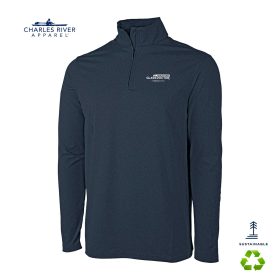 H&B Charles River Men's Eco-Logic 1/4 Zip Pullover. 9468 - DF/LC
