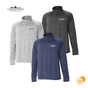 H&B - CR Men's Space Dye Performance Pullover. 9763 - DF/LC